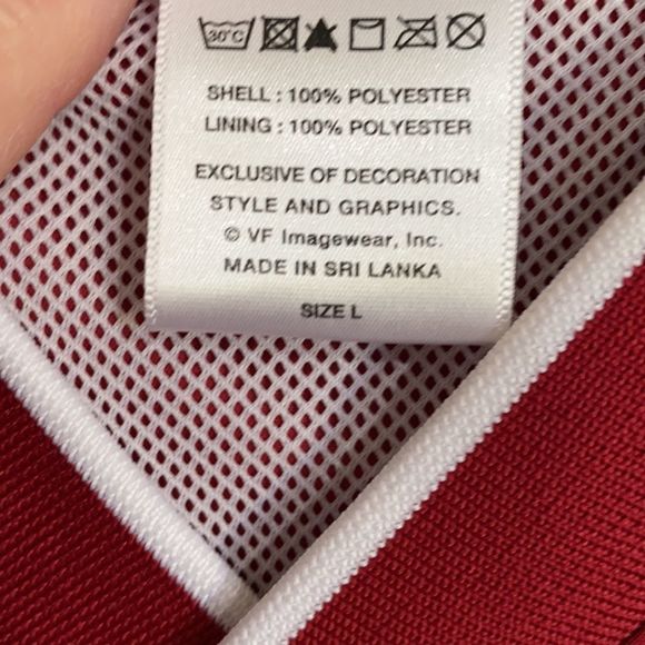 NFL Cardinals Pullover Windbreaker Jacket V Neck Size Large - Picture 7 of 8